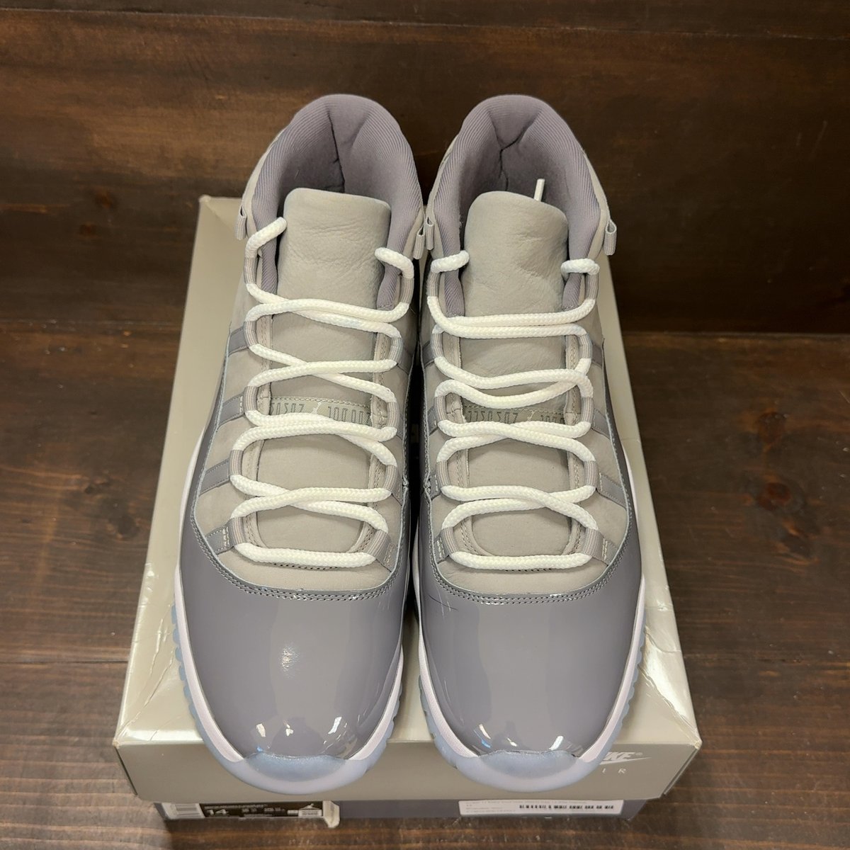 Jordan 11 Retro Cool Grey (2021) Size 14 (Pre-Owned) - tag