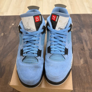 Jordan 4 Retro University Blue Size 10.5 (Pre-Owned) - Image 2