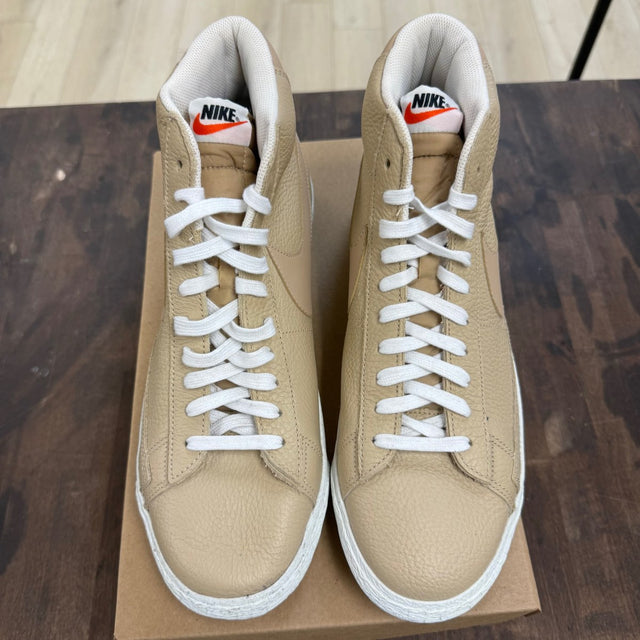 Nike Blazer Mid Premium Linen/Summit White Size 12 (Pre-Owned) - Image 2
