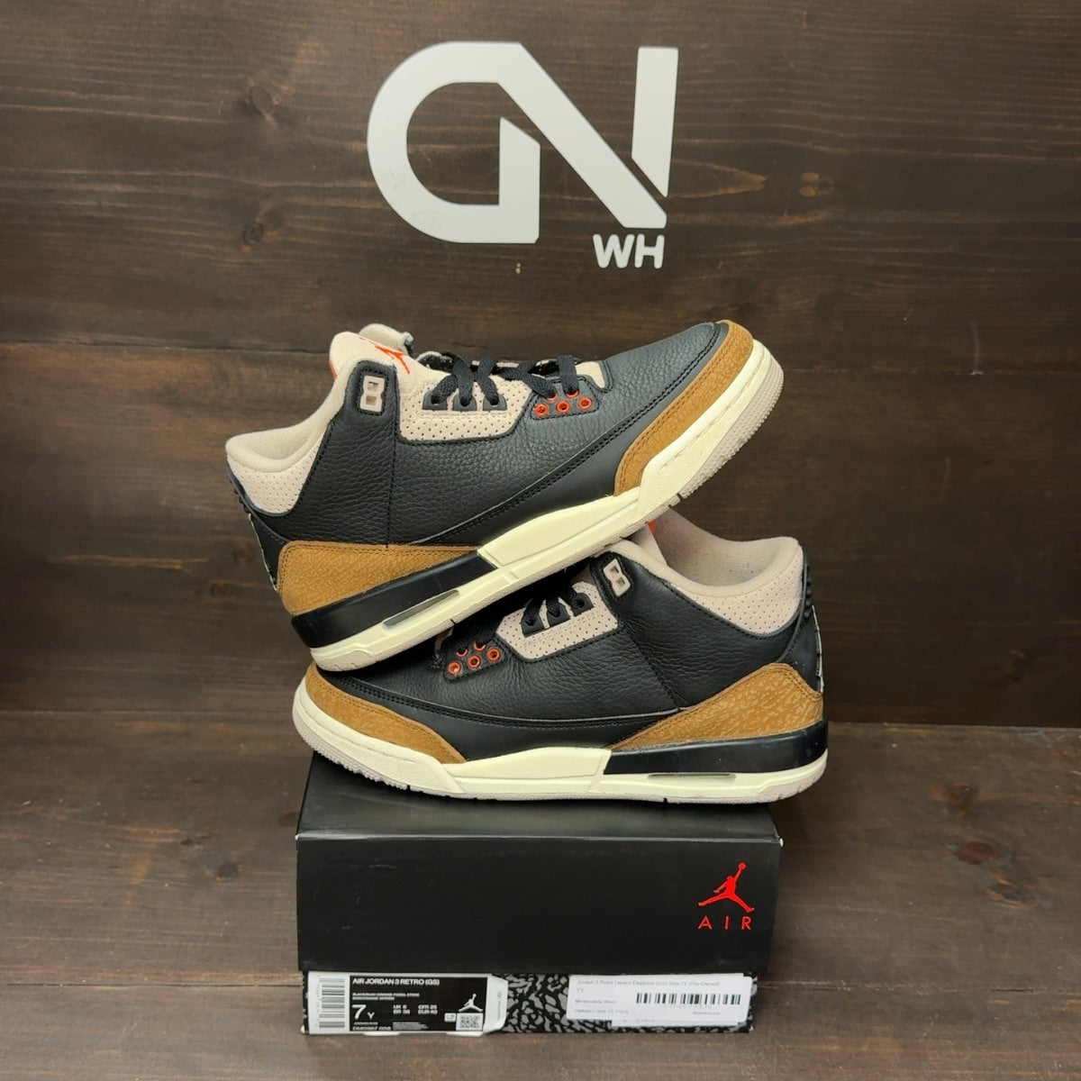 Jordan 3 Retro Desert Elephant (GS) - Image 1