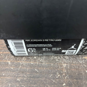 Jordan 3 Retro Palomino (GS) Size 6.5Y (Pre-Owned) - aux