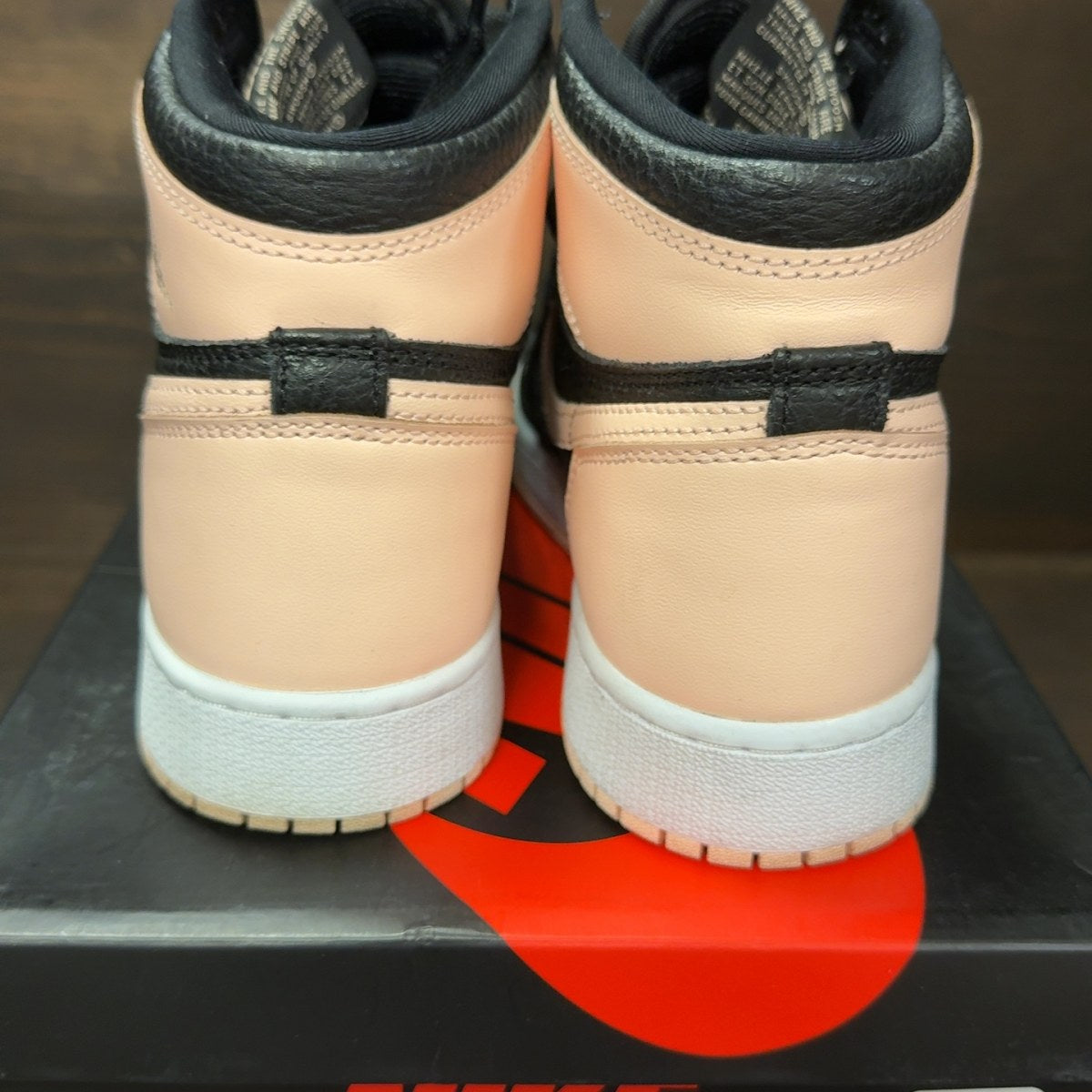 Jordan 1 Retro High Black Crimson Tint (GS) - Image 5