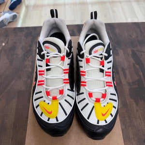 Nike Air Max 98 Black White Yellow Crimson Size 10 (Pre-Owned) - Image 5