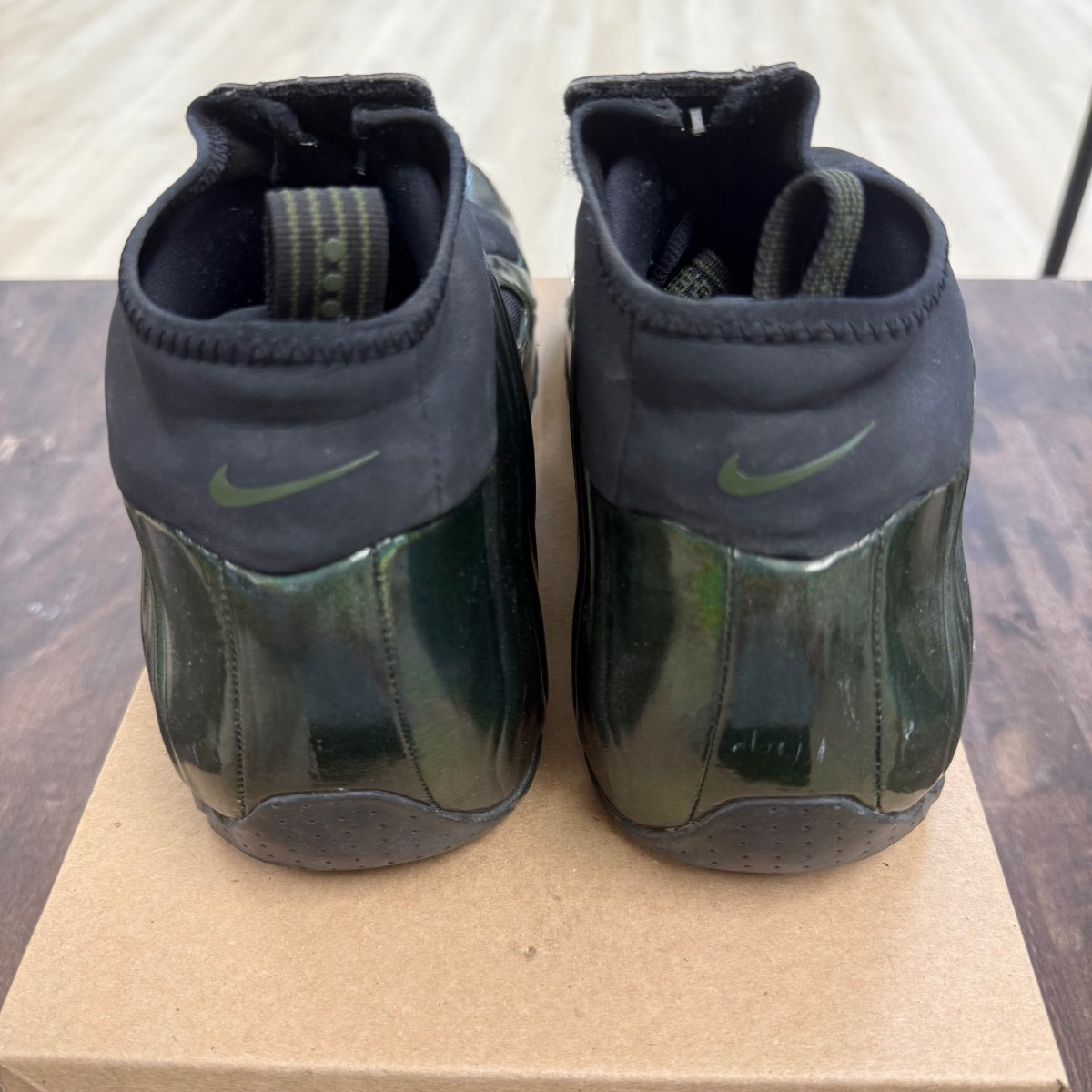 Nike Air Flightposite One Legion Green Size 11.5 (Pre-Owned) - Image 5