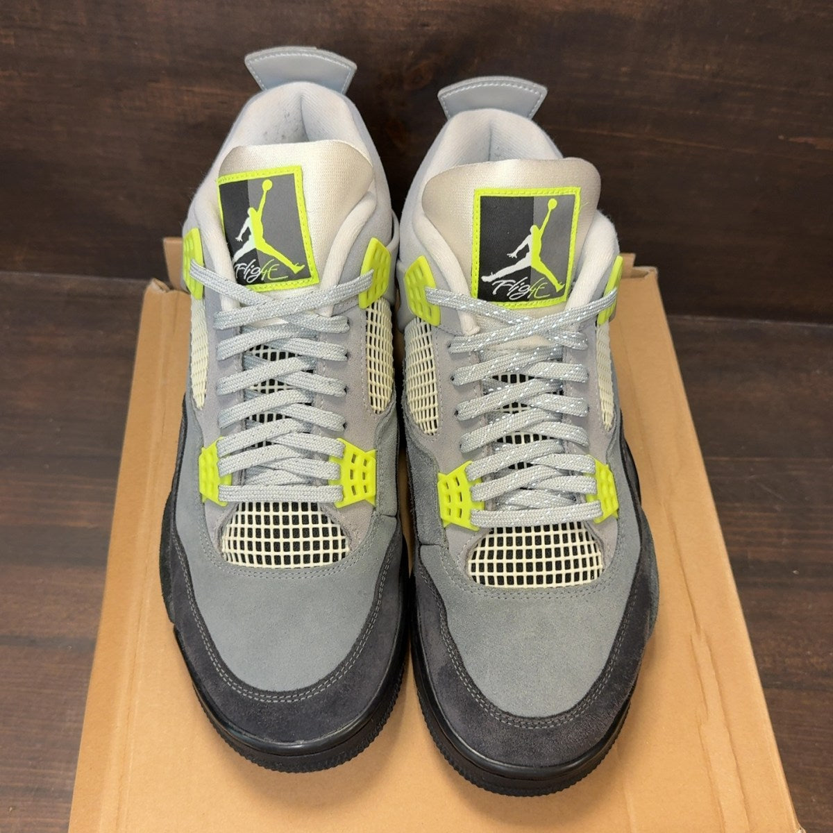 Jordan 4 Retro SE 95 Neon Size 11.5 (Pre-Owned) - Image 3