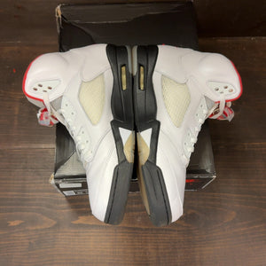 Jordan 5 Retro Fire Red Silver Tongue (2020) - Image 4