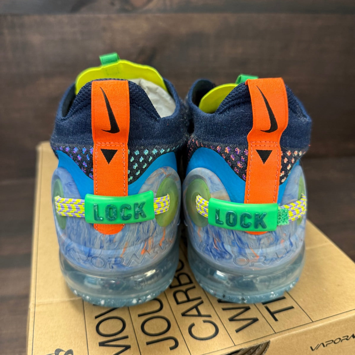 Nike Air VaporMax 2020 Flyknit Deep Royal Blue Multi-Color - Image 3