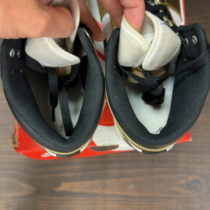 Jordan 1 Mid Metallic Gold Black White Size 10.5 (Pre-Owned) - Image 6