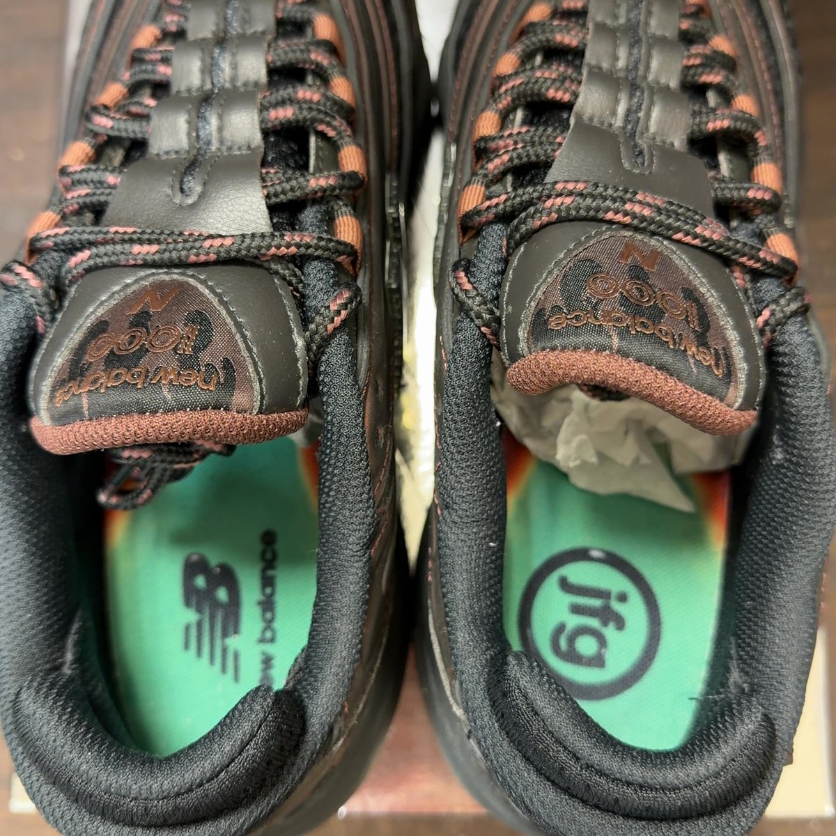 New Balance 1000 Joe Freshgoods When Things Were Pure Black Ice Size 9 (Pre-Owned) - aux