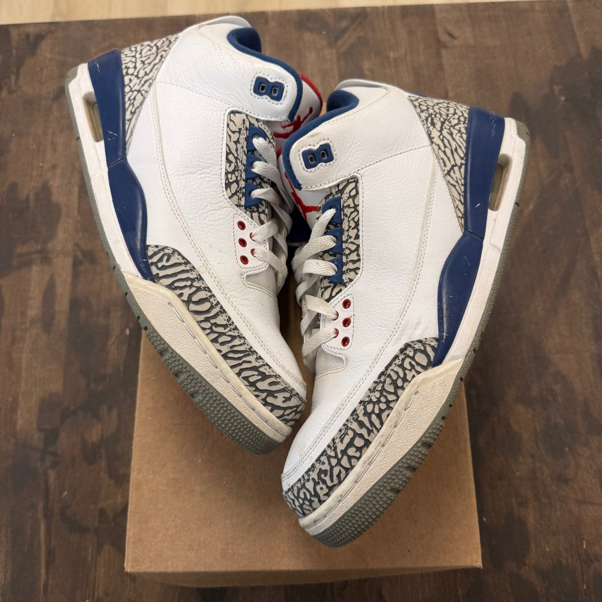 Jordan 3 Retro True Blue (2016) Size 11 (Pre-Owned) - Image 1