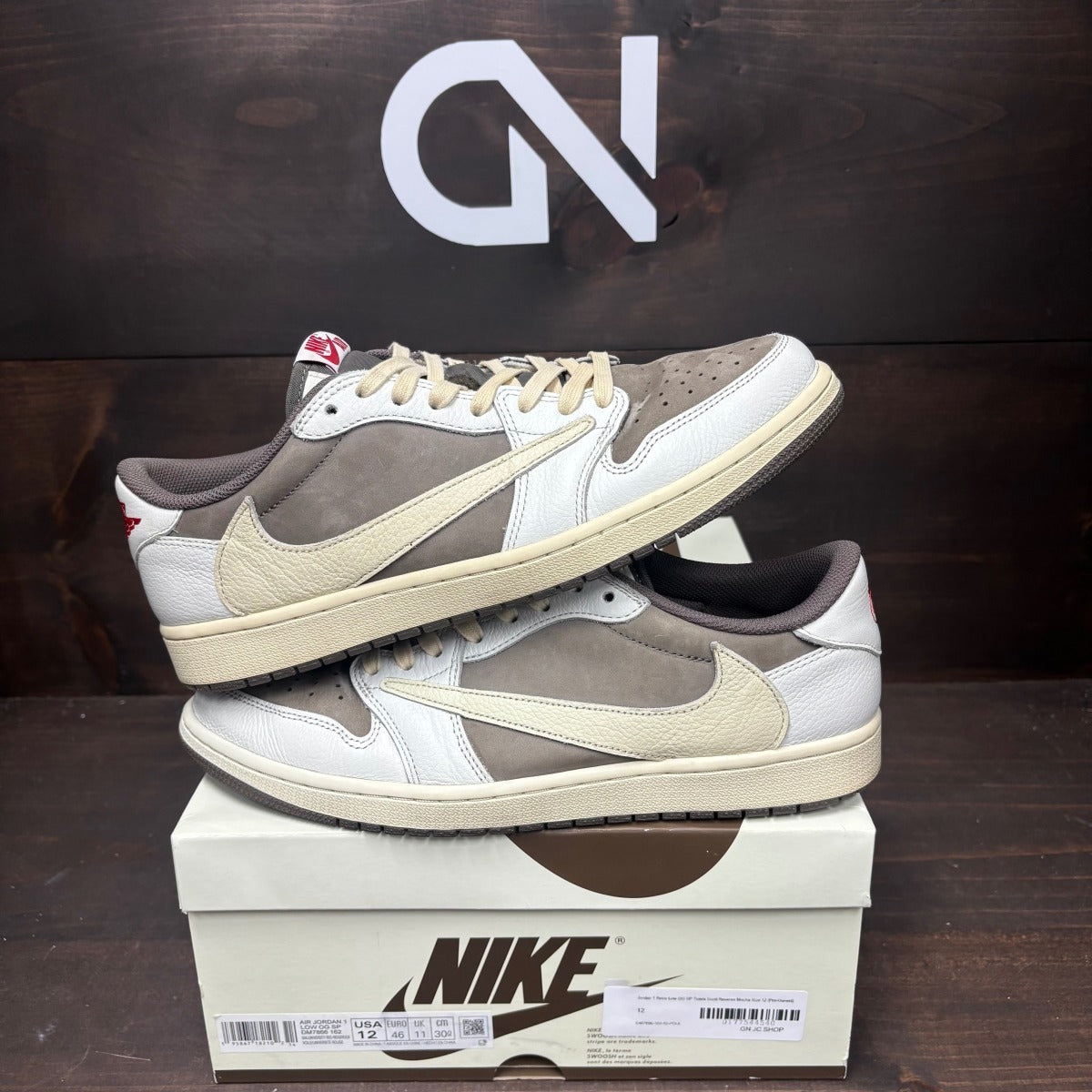 Jordan 1 Retro Low OG SP Travis Scott Reverse Mocha - Image 1