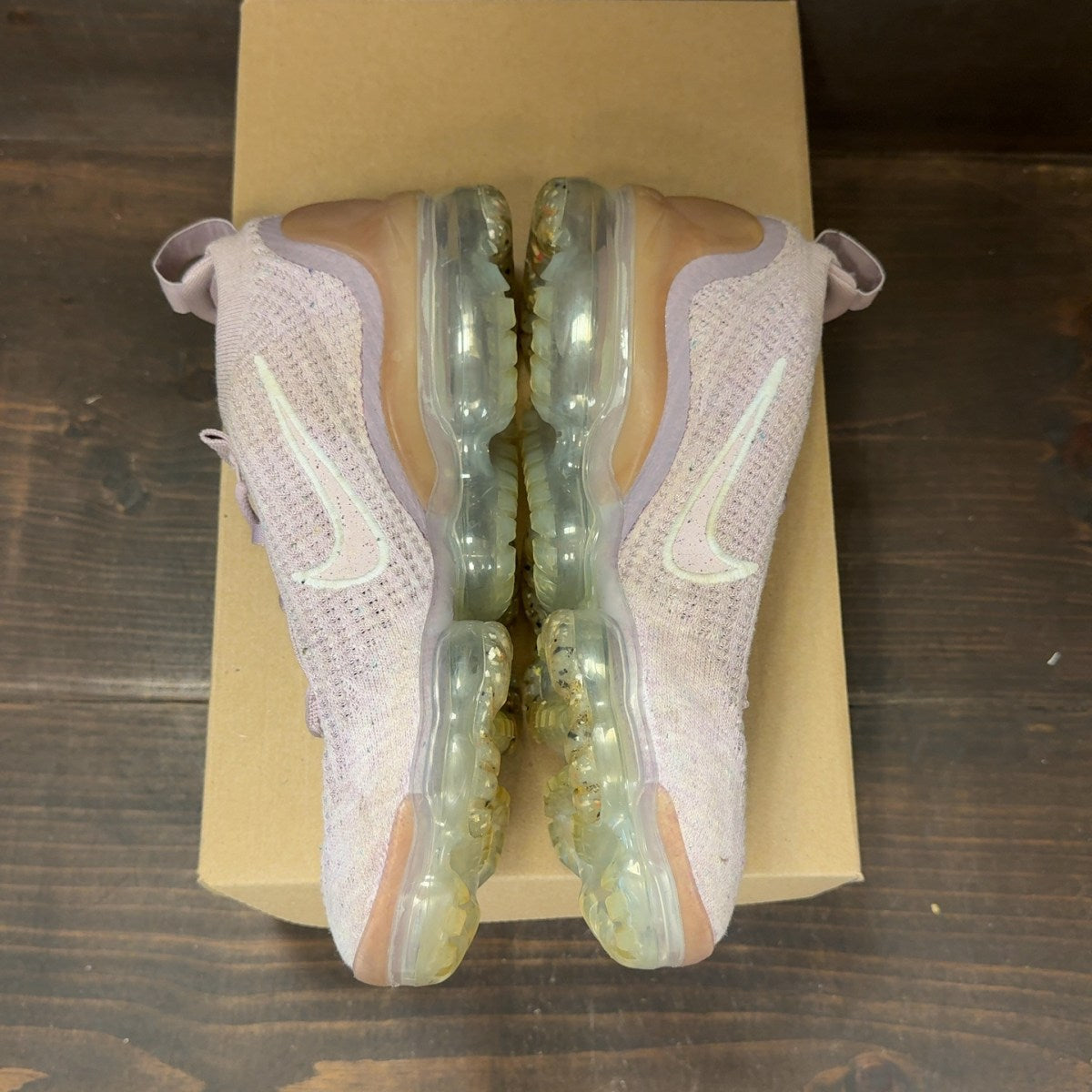 Nike Air VaporMax 2021 FK Day to Night Pack Plum Fog (Women's) Size 8.5W (Pre-Owned) - Image 4