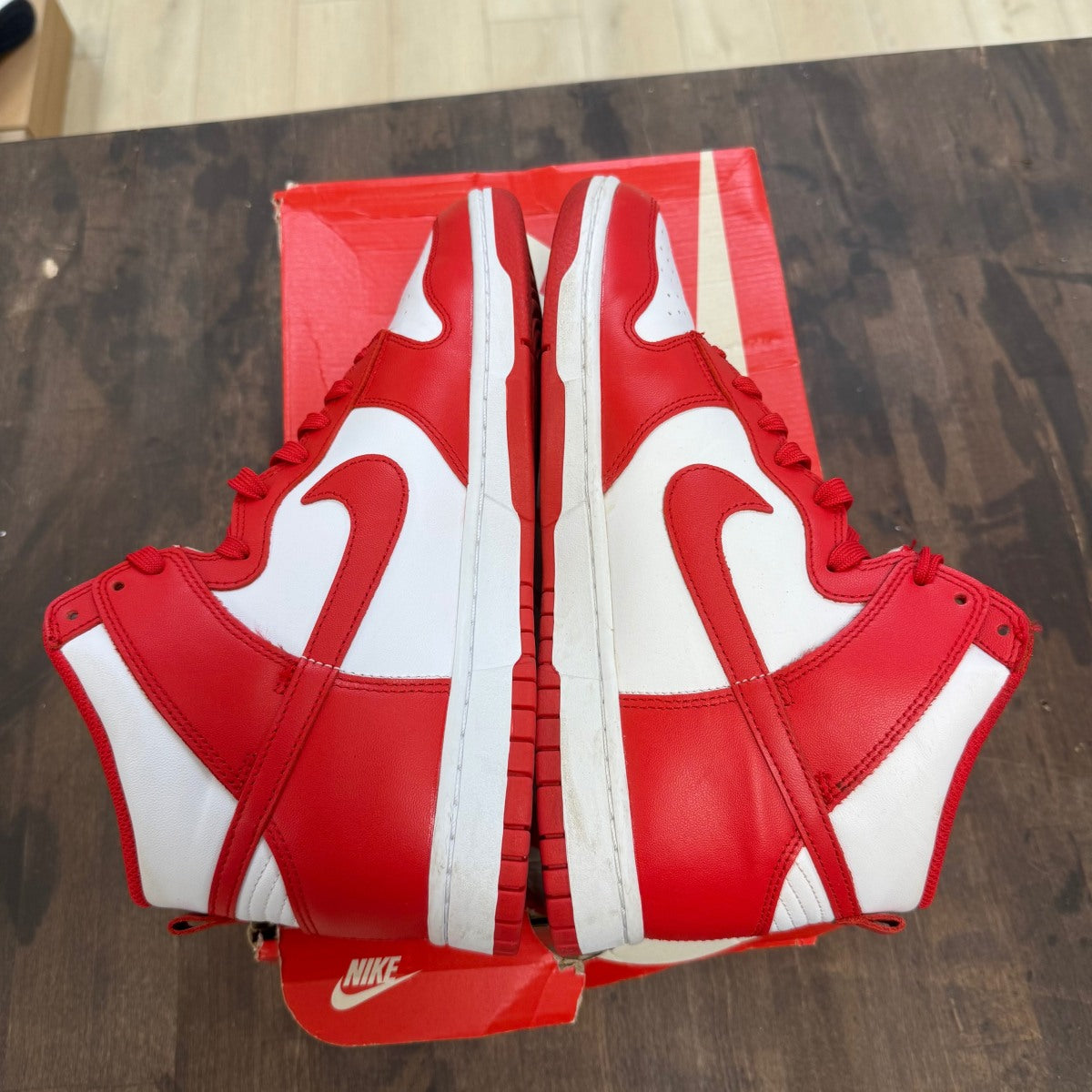 Nike Dunk High Championship White Red - Image 3