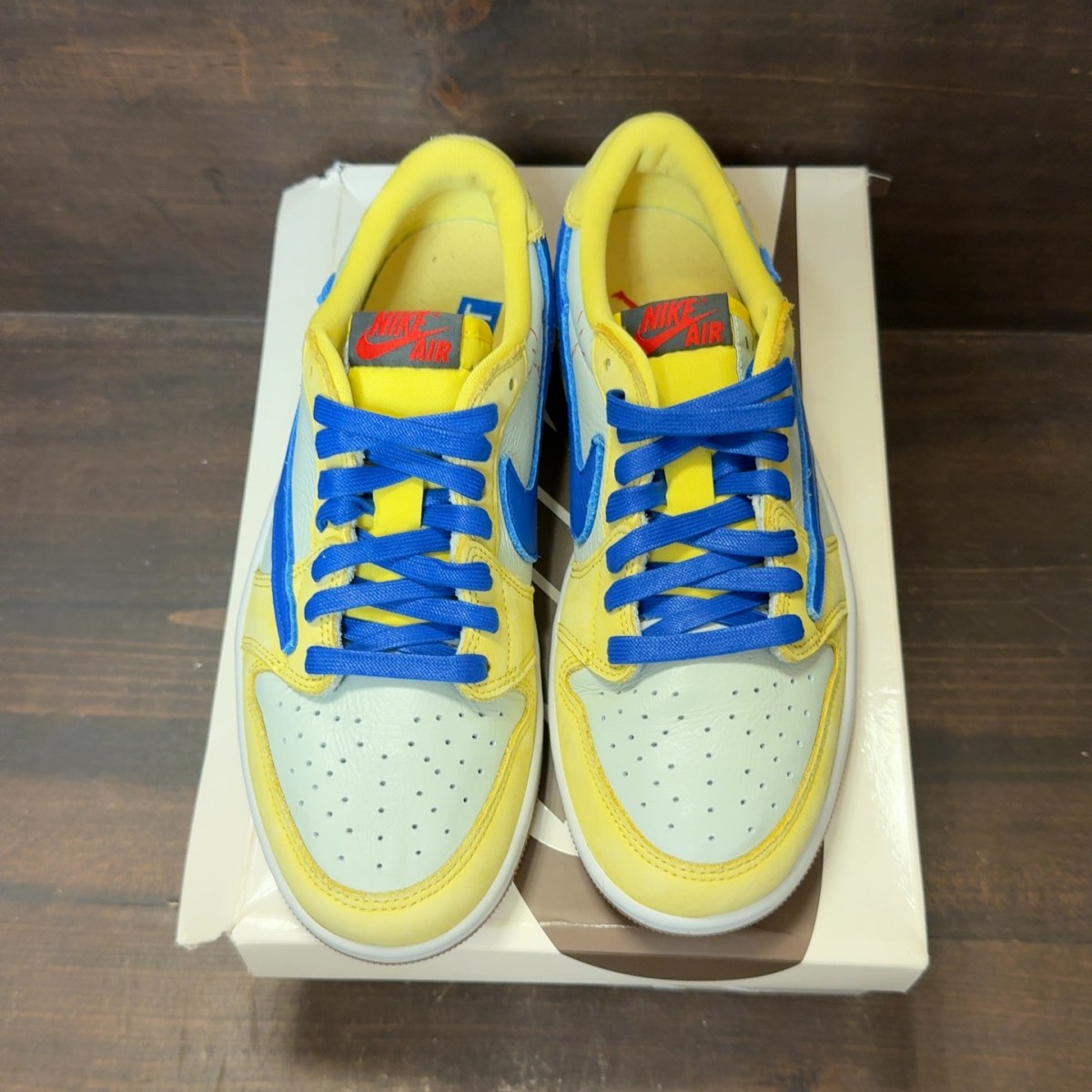 Jordan 1 Retro Low OG SP Travis Scott Canary (Women's) - Image 3
