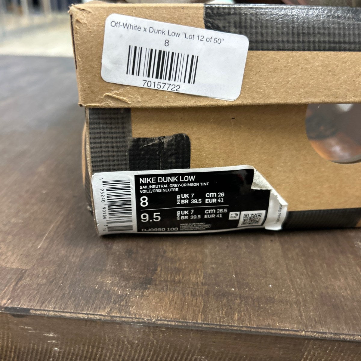 Nike Dunk Low Off-White Lot 12 - Image 6