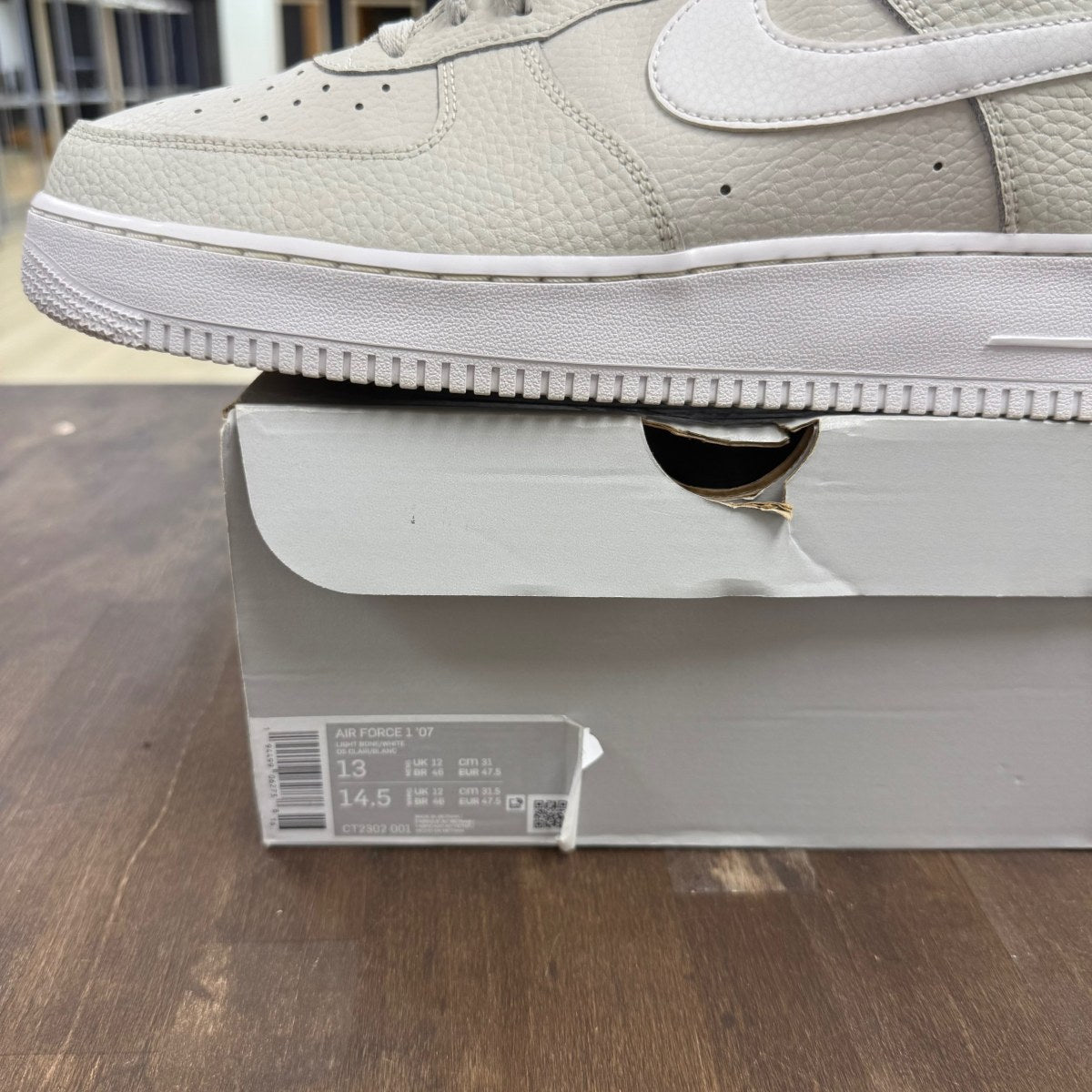 Nike Air Force 1 Low '07 Light Bone White - Image 3