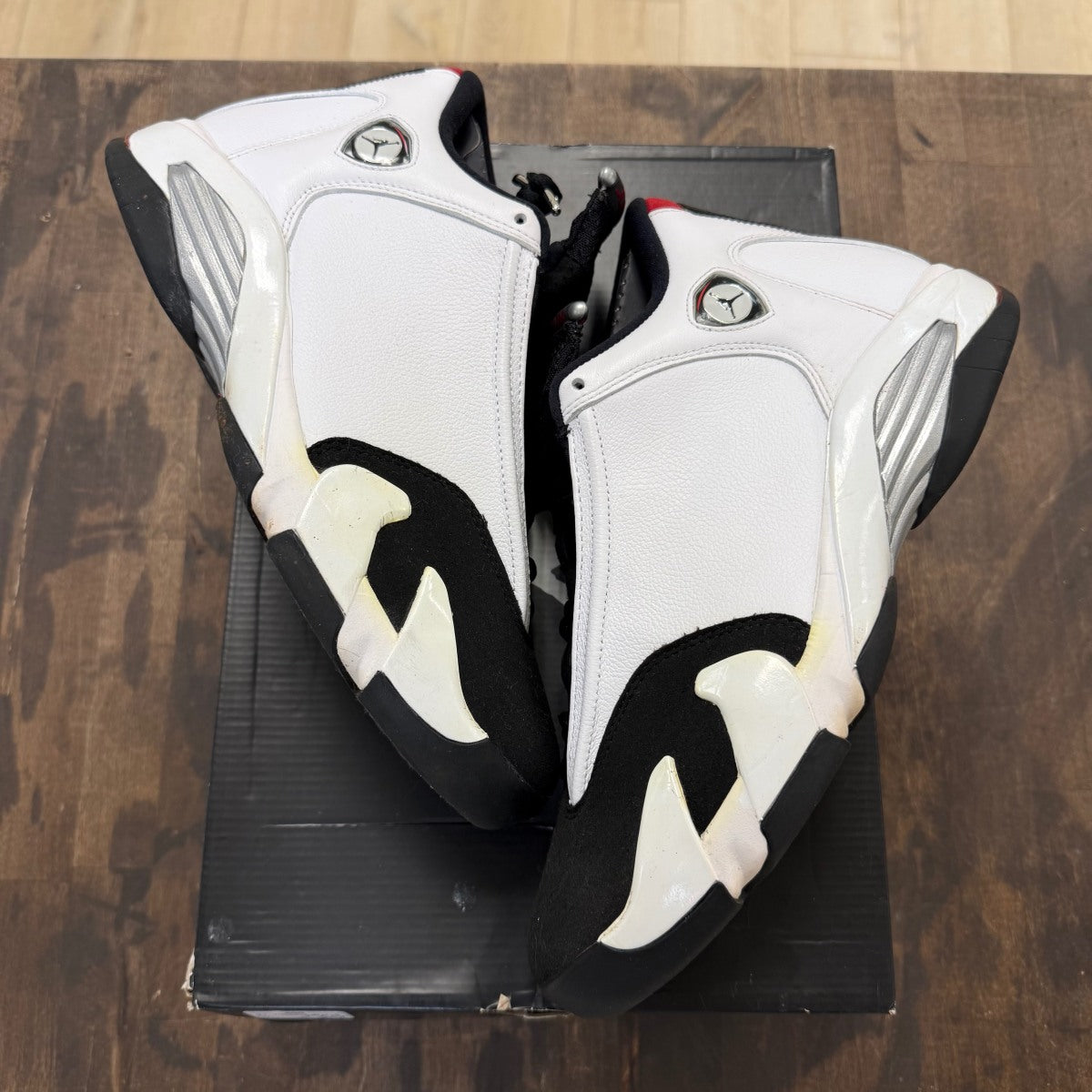 Jordan 14 Retro Black Toe (2014) - Image 1