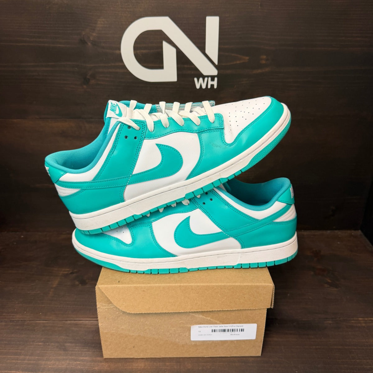 Nike Dunk Low Clear Jade Size 13 (Pre-Owned) - Image 1