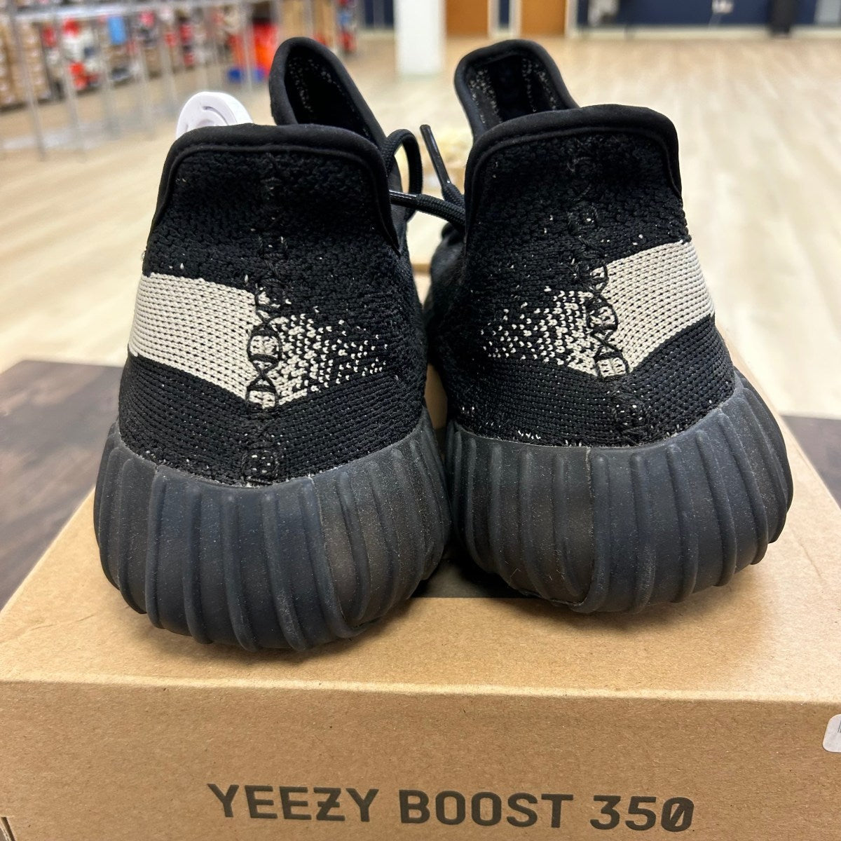 adidas Yeezy Boost 350 V2 Core Black White - Image 4