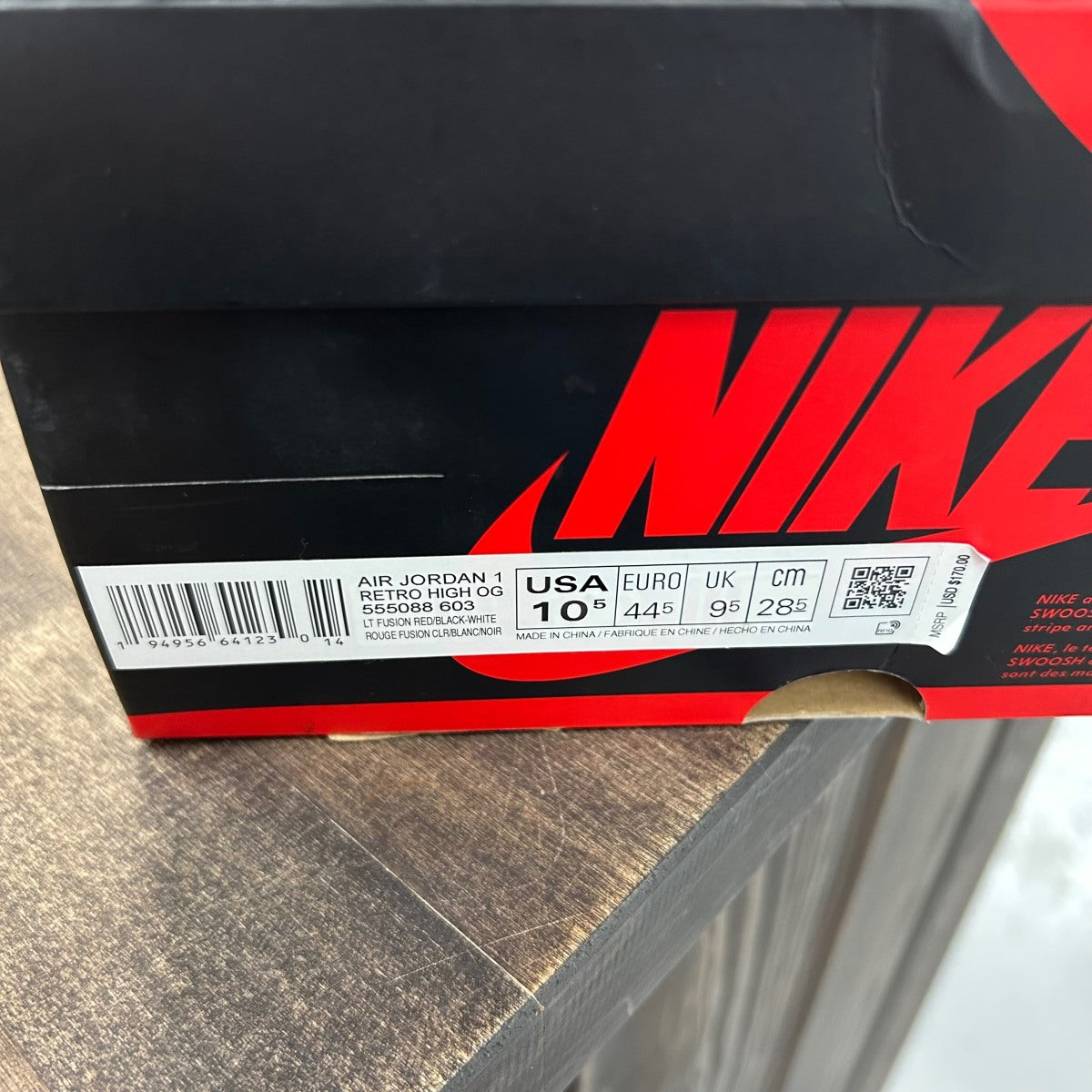 Jordan 1 Retro High OG Light Fusion Red - Image 6