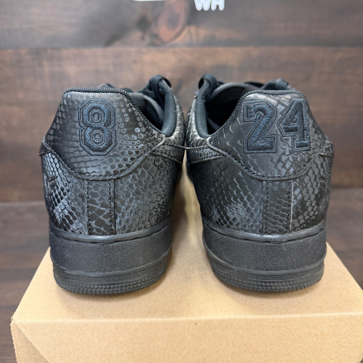 Nike Air Force 1 Low Kobe Bryant Forever Black Size 13 (Pre-Owned) - Image 4
