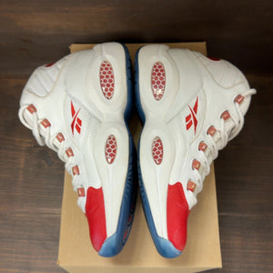 Reebok Question Mid Pearlized Red (2012) Size 9.5 (Pre-Owned) - Image 5