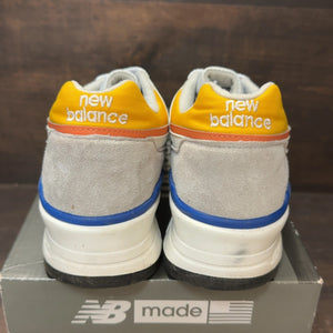 New Balance 997 MiUSA Grey Orange Size 10 (Pre-Owned) - aux