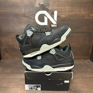 Jordan 4 Retro SE Black Canvas - Image 1