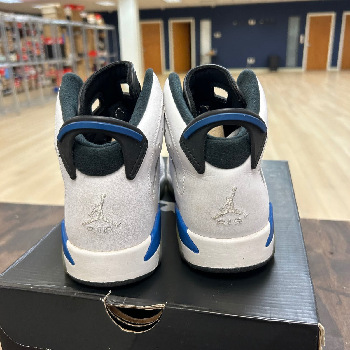 Jordan 6 Retro Sport Blue (2014) (GS) - Image 6