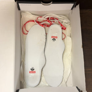 Nike Air Force 1 Mid Supreme White Size 8.5 (Pre-Owned) - aux