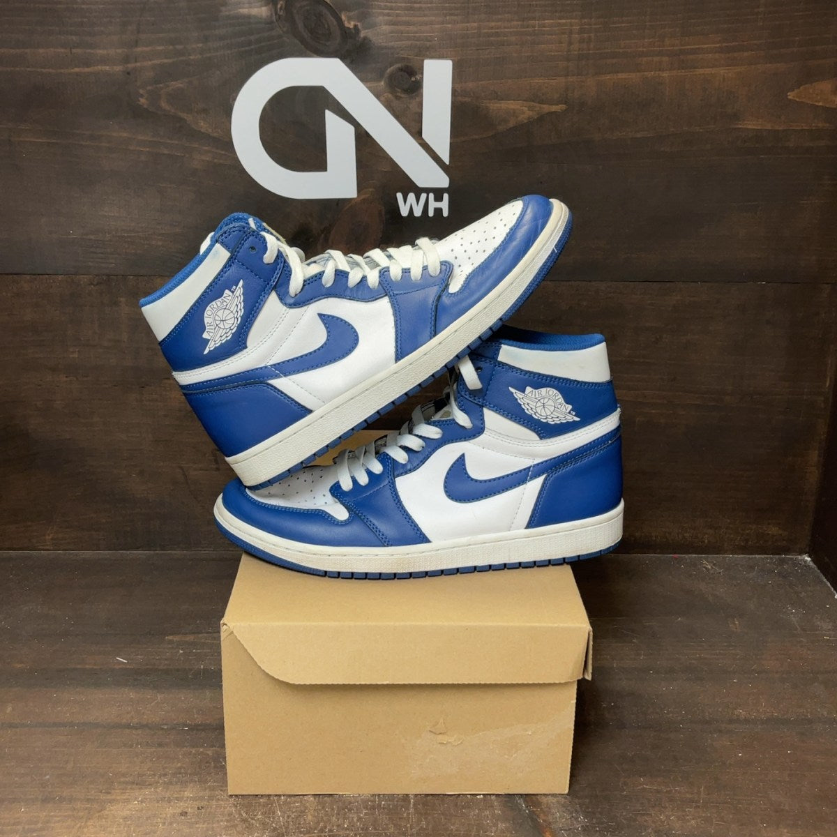 Jordan 1 Retro Storm Blue Size 9.5 (Pre-Owned) - Image 1