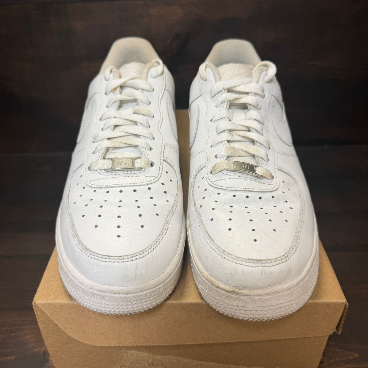 Nike Air Force 1 Low '07 White Size 10 (Pre-Owned) - Image 3