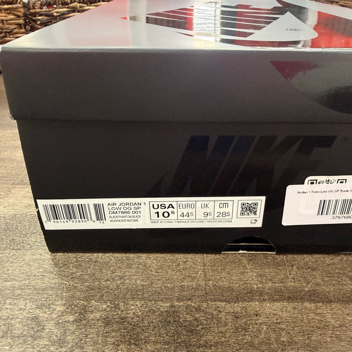 Jordan 1 Retro Low OG SP Travis Scott Black Phantom - Image 6