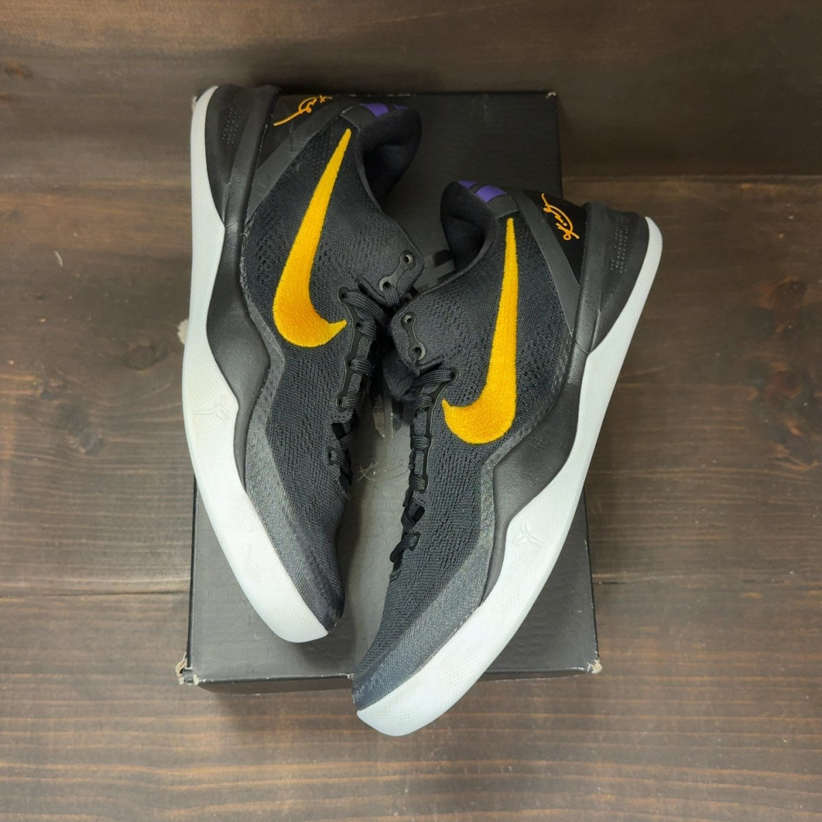 Nike Kobe 8 Protro Lakers Away Size 8.5 (Pre-Owned) - Image 2