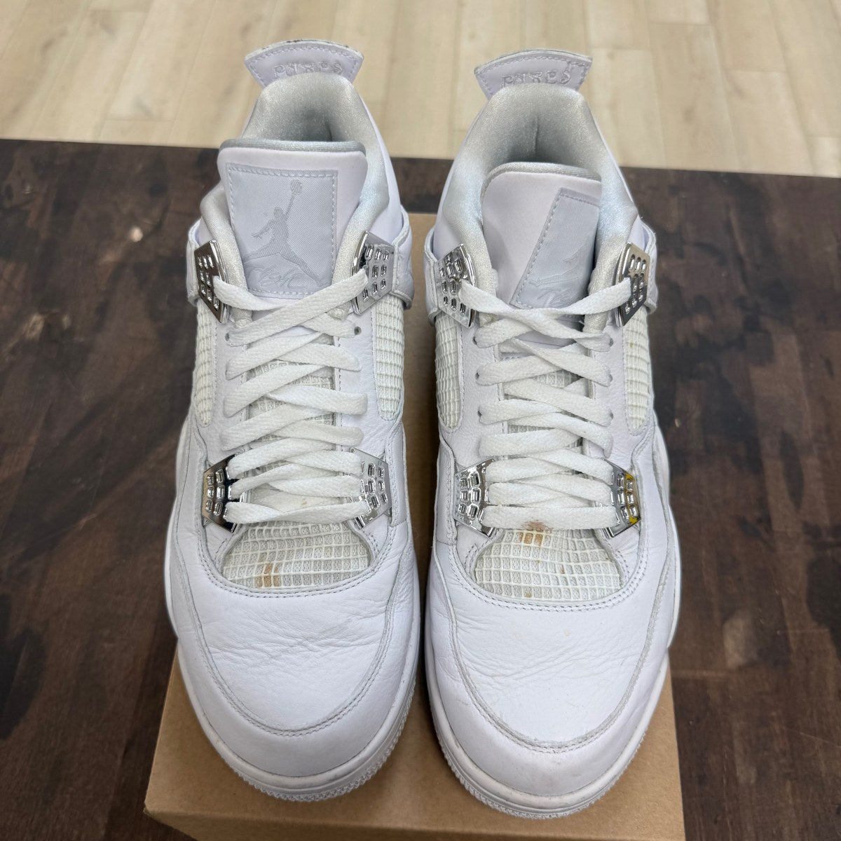 Jordan 4 Retro Pure Money (2017) Size 13 (Pre-Owned) - Image 2