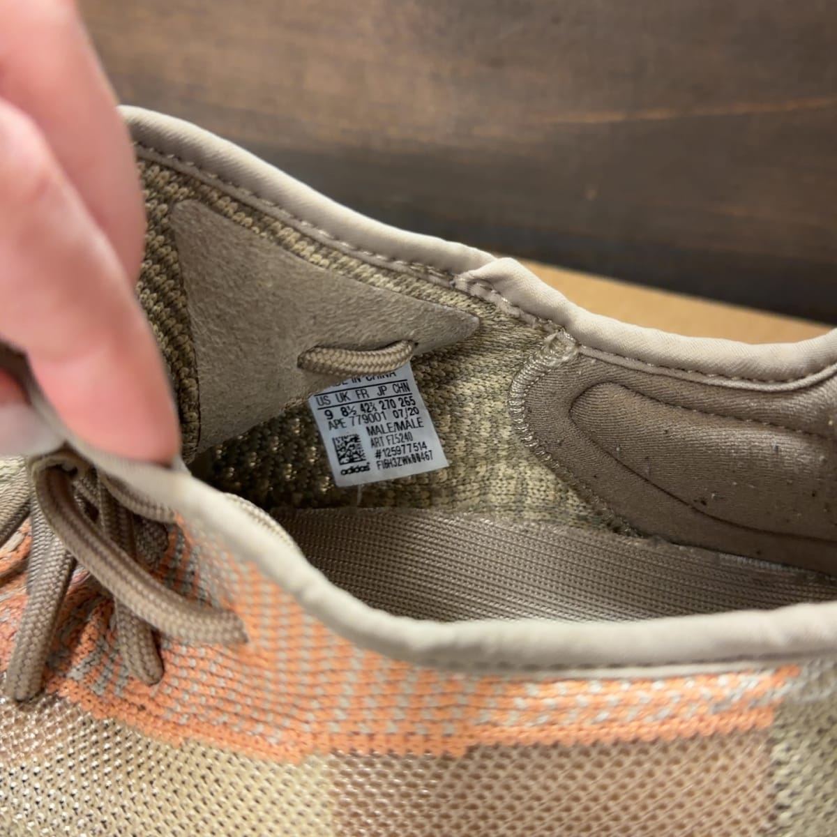 adidas Yeezy Boost 350 V2 Sand Taupe Size 9 (Pre-Owned) - aux