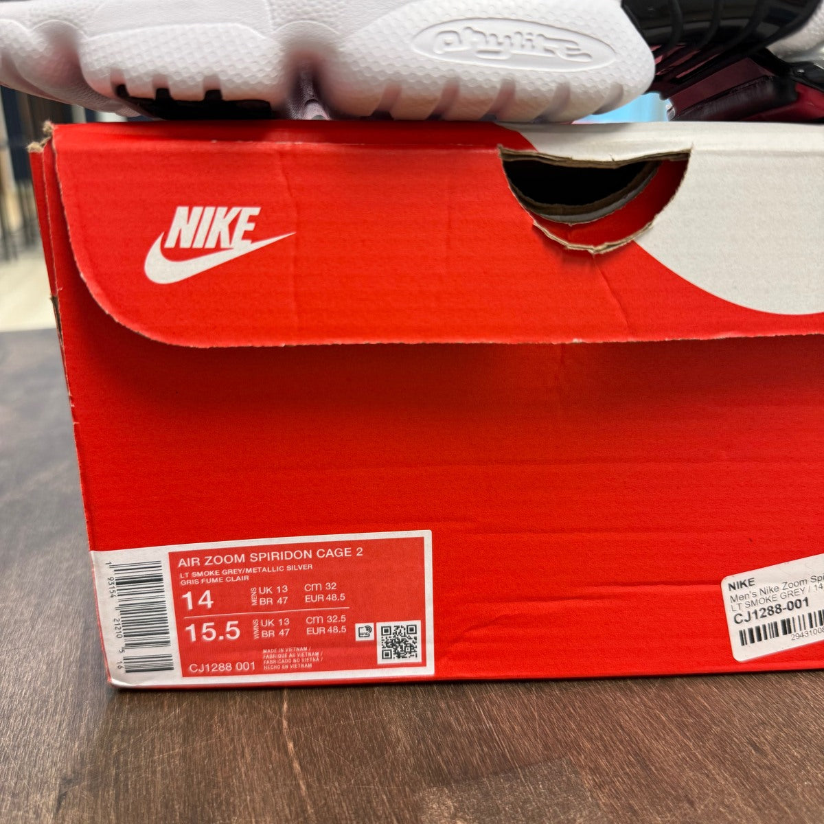 Nike Air Zoom Spiridon Cage 2 Metallic Silver - Image 6