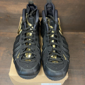 Nike Air Foamposite Pro Black Metallic Gold Size 12 (Pre-Owned) - Image 3