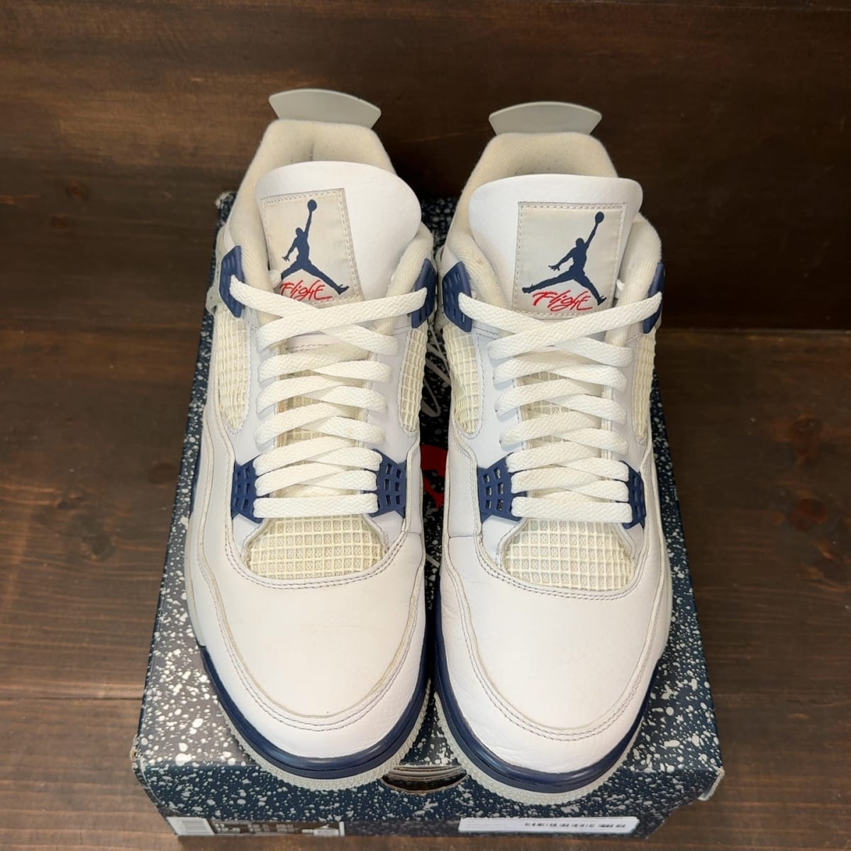 Jordan 4 Retro Midnight Navy Size 11 (Pre-Owned) - tag