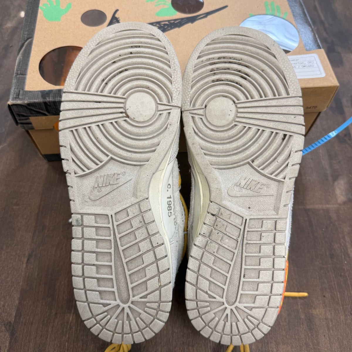 Nike Dunk Low Off-White Lot 34 - Image 6
