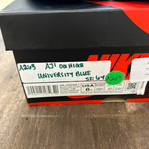 Jordan 1 Retro High OG University Blue (GS) Size 6Y (Pre-Owned)