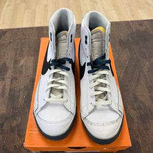 Nike Blazer Mid '77 PRM White Black Deep Jungle Light Silver Size 10 (Pre-Owned) - Image 2