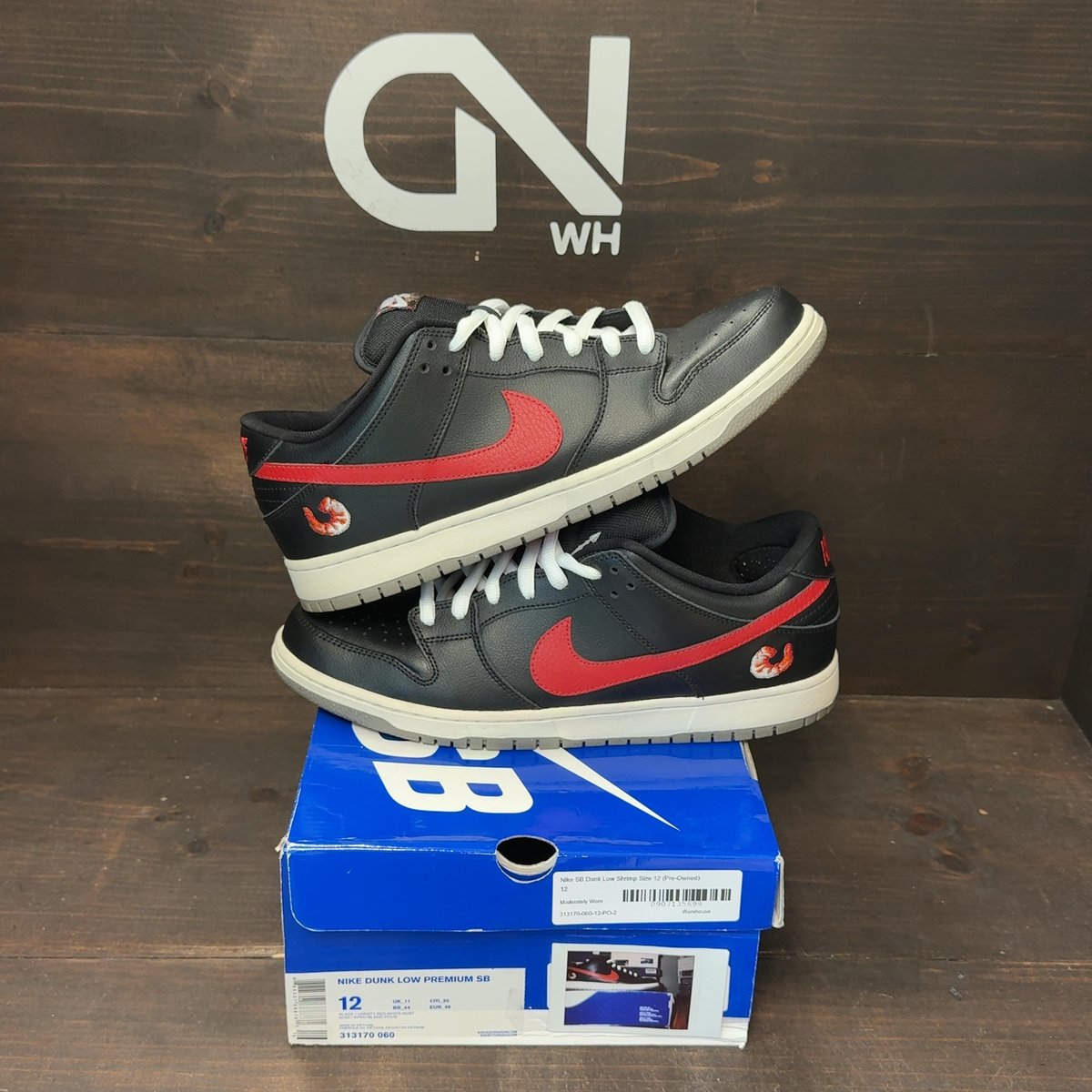 Nike SB Dunk Low Shrimp Size 12 (Pre-Owned) - front