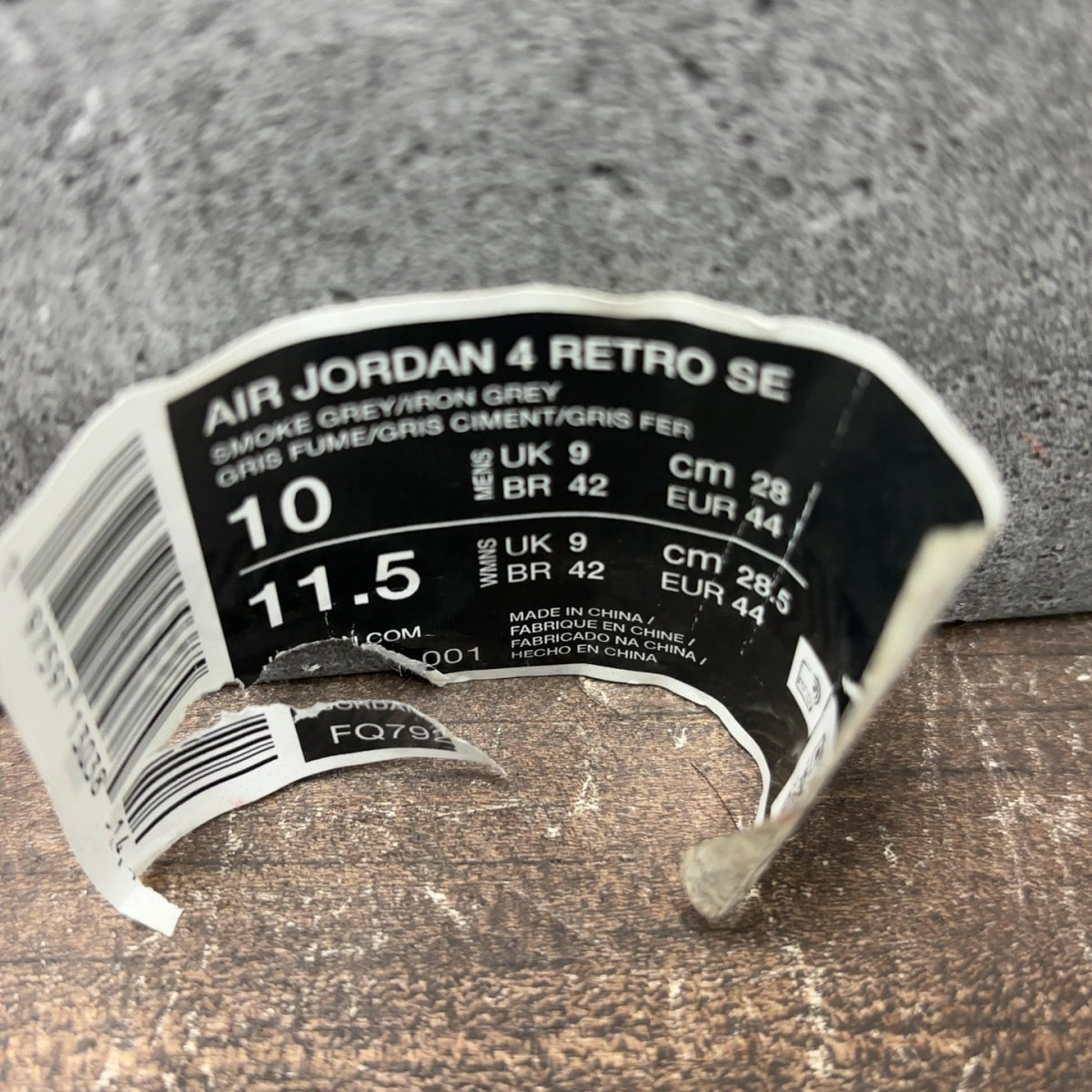 Jordan 4 Retro SE Paris Olympics Wet Cement - Image 7