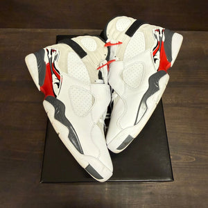 Jordan 8 Retro White True Red (2025) - Image 2