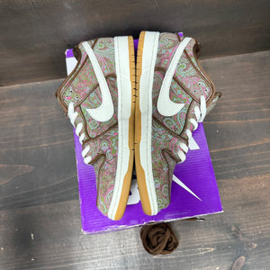Nike SB Dunk Low Pro Paisley Brown Size 9.5 (Pre-Owned) - side
