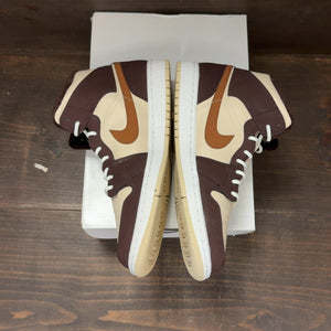 Jordan 1 Mid SE Brown Basalt Oatmeal (Women's) Size 9.5W (Pre-Owned) - aux
