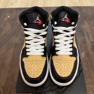 Air Jordan 1 Mid Tartan Swoosh Size 5 (Pre-Owned) - Image 2