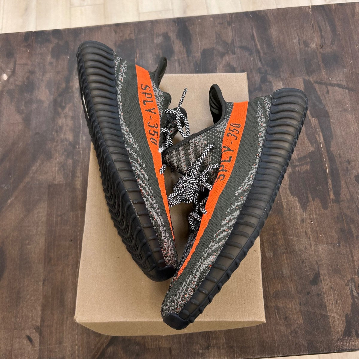 adidas Yeezy Boost 350 V2 Carbon Beluga Size 12 (Pre-Owned) - Image 1