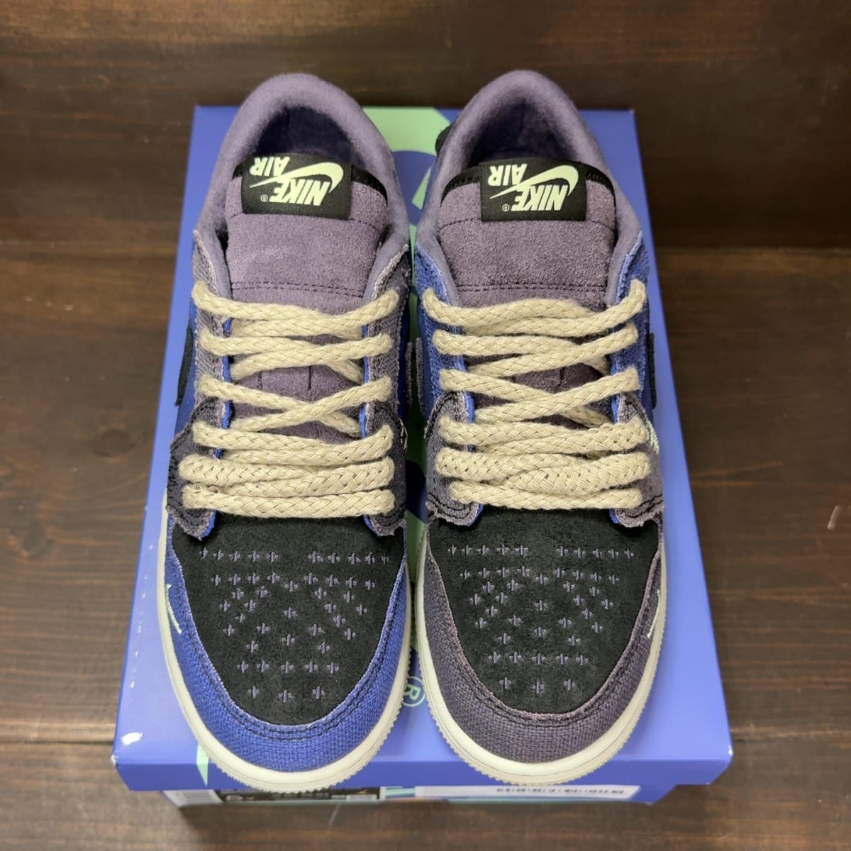 Jordan 1 Retro Low OG Zion Williamson Voodoo Alternate (GS) Size 5Y (Pre-Owned) - tag